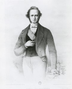 Portrait de Henry John Temple (1784-1865) Lord Palmerston, gravé par Collette