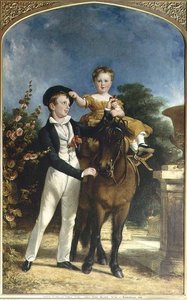 La famille Petre (détail) - John Partridge