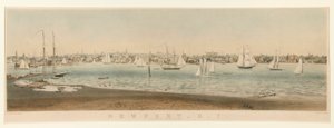 Newport, R.I. / Vue depuis Fort Wolcott, Goat Island - John Perry Newell