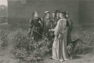 La scène dans le jardin du temple, Roi Henri VI, Première Partie
