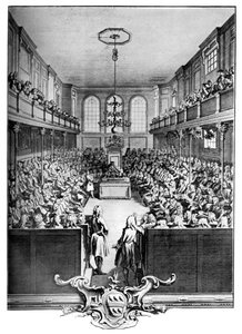 Intérieur de la Chambre des communes, Westminster, Londres, 1742, vers 1902-1905