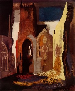 Une ruine par John Piper harmonisant l