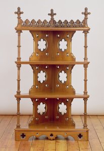 Coin gothique sculpté et doré, c.1860 - John Pollard Seddon