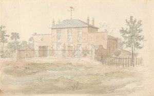 Maison avec girouette - John Preston Neale