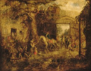 La Porte de Wall Street de Stuyvesant Vigilant, 1863