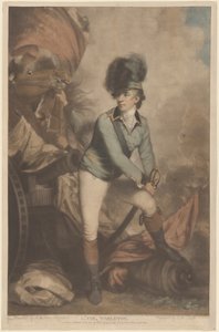 Lt. Colonel Tarleton, publié en 1782