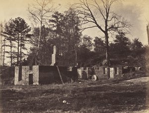 Ruines sur Gaines Mill, Virginie, avril 1865