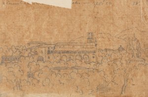 Un couvent à La Cava près de Vietri, 22 septembre - John Robert Cozens