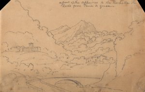 Montée des Apennins à la Rochetta - John Robert Cozens