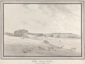 Bath : Le Croissant - John Robert Cozens