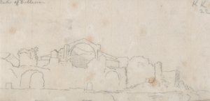 Les thermes de Dioclétien - John Robert Cozens