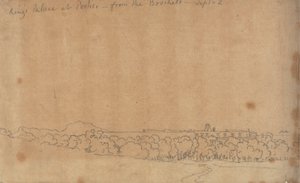Palais du Roi à Portici depuis le Boschetto, 2 septembre