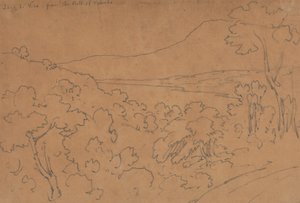 Lago di Vico depuis la colline de Viterbo - John Robert Cozens