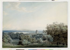 Londres depuis Greenwich Hill, vers 1791