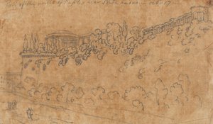 Partie des murailles de Naples près de Ponte Nuovo, 17 octobre - John Robert Cozens