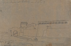 Rivage à Portici, 7 septembre - John Robert Cozens