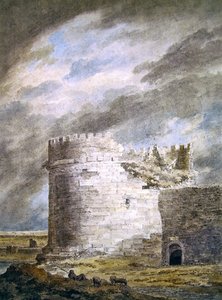 Le tombeau de Cecilia Metella, Capo di Bore, près de Rome