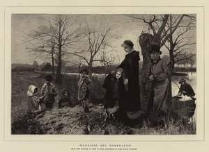 Sans abri et vers la maison