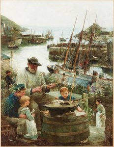 Fabricant de modèles de navires avec port, 1908 - John Robertson Reid
