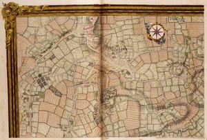 Carte de Northolt, Harrow et Wembley - John Rocque
