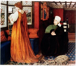 Juliette et sa nourrice - John Roddam Spencer Stanhope