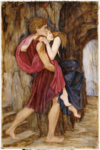 La Fuite, vers 1900
