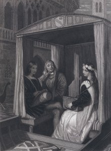 Lady Viola et ses tuteurs (gravure)