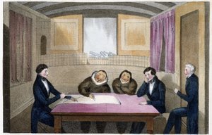 Les Esquimaux Ikmalik et Alelagliu - Dessin du capitaine Ross - John Ross