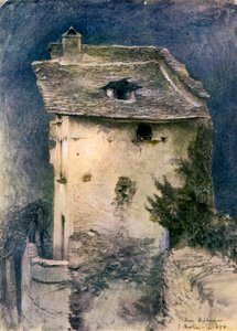 Un cottage délabré, 19e siècle