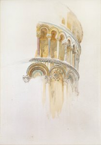 Abside du Duomo, Pise, 28 avril 1872