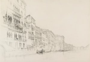 Vue du Palazzo Bembo au Palazzo Grimani, Venise, mai-juin 1870 - John Ruskin