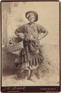 Portrait de femme, v. 1890 (photo) - John S. Mitchell