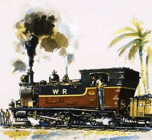 Wagon-citerne à voie étroite de la classe WT construit par Bagnall sur les chemins de fer de l