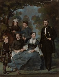 Le général Grant et sa famille - John Sartain