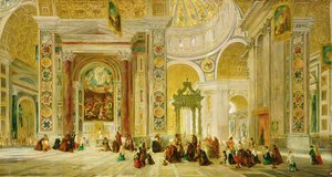 Intérieur de Saint-Pierre, Rome