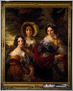 Portrait de Frances, Charlotte et Catherine Voules