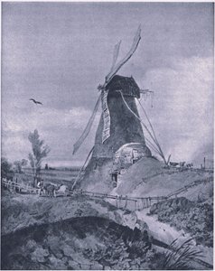 Un moulin à vent dans le Lincolnshire - John Sell Cotman