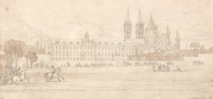 Abbaye Aux Hommes, Caen - John Sell Cotman