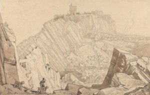 Domfront, Regardant vers le Sud-Est - John Sell Cotman
