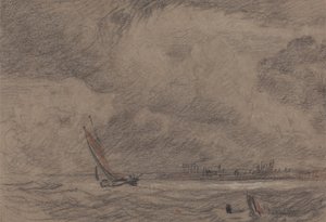 Navire de pêche au large de Yarmouth - John Sell Cotman