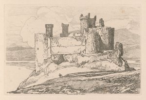 Liber Studiorum : Planche 25, Château de Harlech, N. Pays de Galles