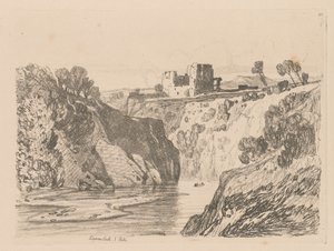 Liber Studiorum : Planche 27, Château de Kilgarren, N. Pays de Galles, 1838