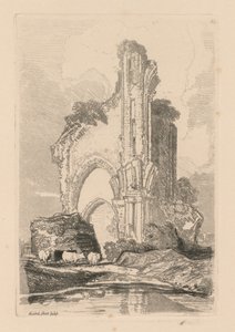 Liber Studiorum: Planche 35, Wenlock Priory, Salop