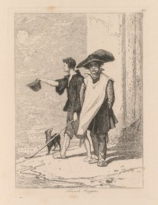 Liber Studiorum : Planche 45, Mendiants français - John Sell Cotman