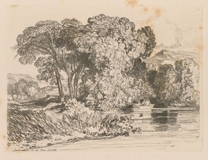 Liber Studiorum : Planche 4, Vue sur la Yare, Norfolk, 1838 - John Sell Cotman