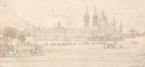 École militaire et abbaye de Saint-Étienne à Caen - John Sell Cotman