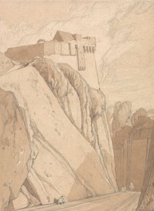 Partie des anciennes fortifications à Saint-Lô, Normandie - John Sell Cotman