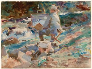 Un artiste à son chevalet