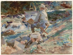 Un artiste à son chevalet
