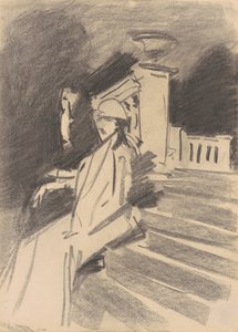 Près de la Fontaine, Villa Torlonia, Frascati, vers 1907